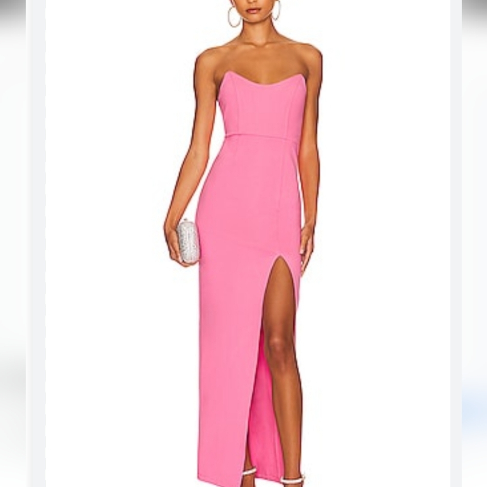 Superdown from Revolve site Strapless Pink Gown Size XS new with tag